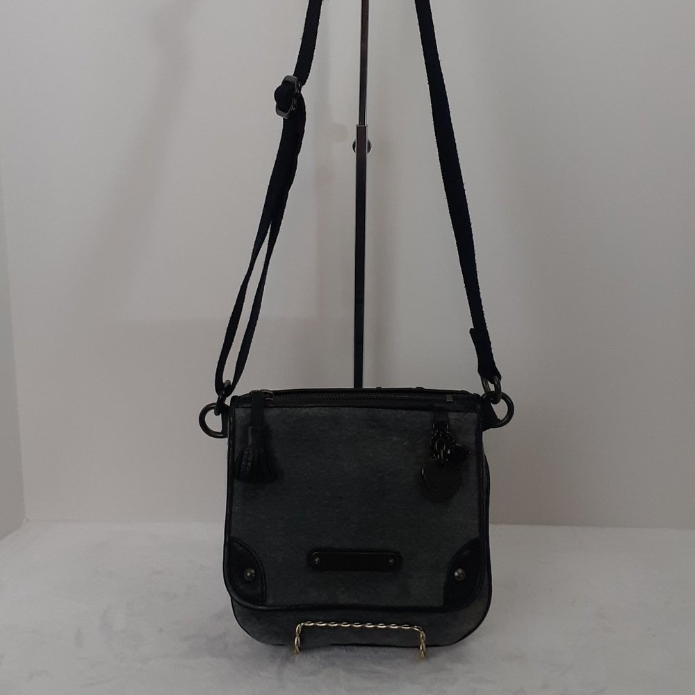 Juicy Couture Fabric and Leather Crossbody Bag